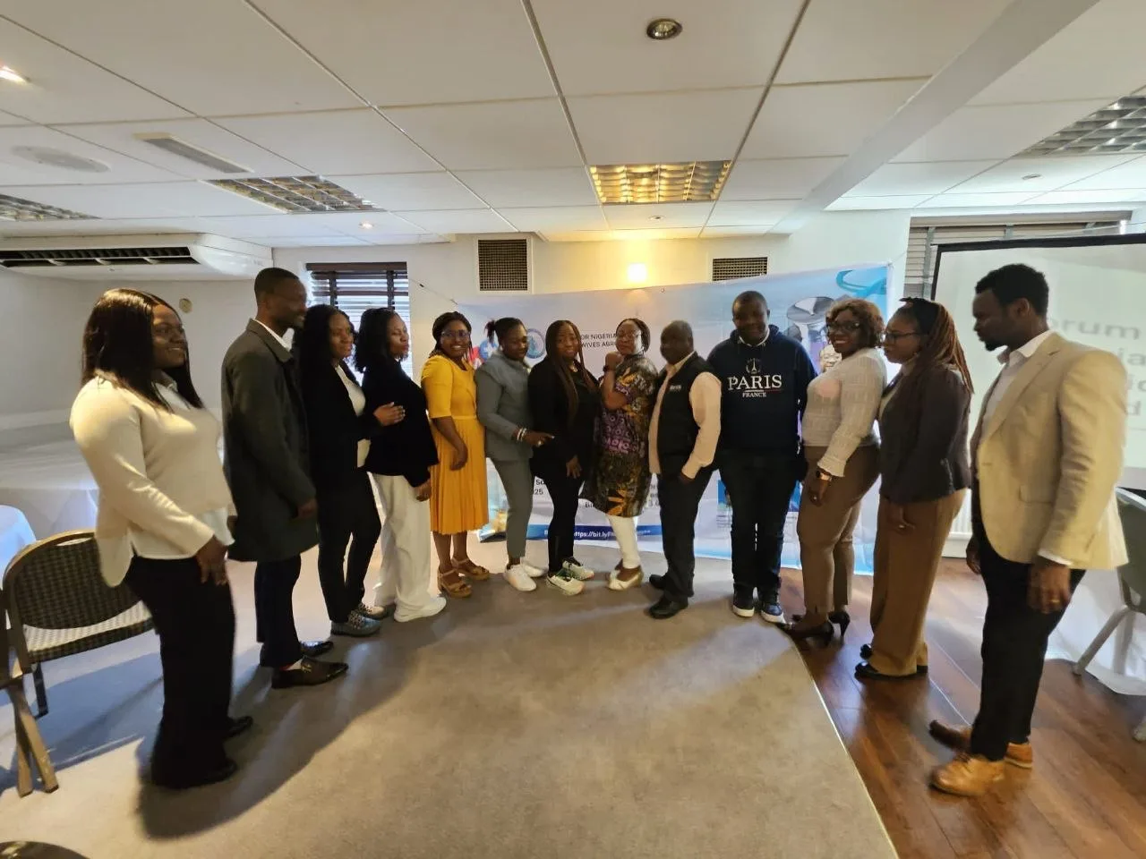 FNNMA members lined up together at the Nursing Leadership conference
