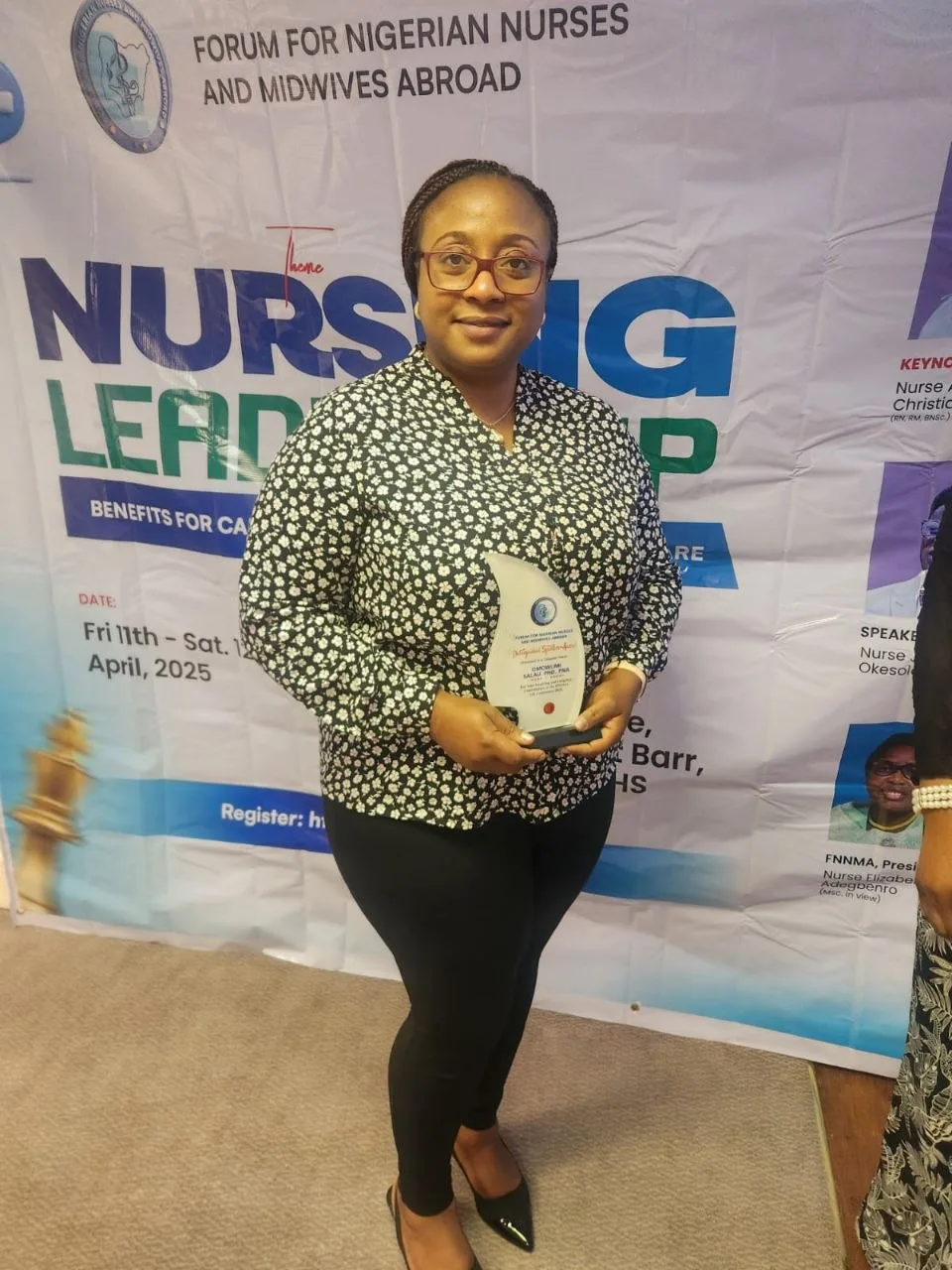 FNNMA President receiving an award